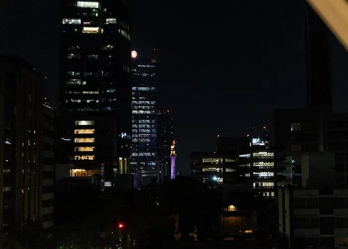 Chic Loft With View Of The Angel From Your Balcony Apartamento Cidade do México